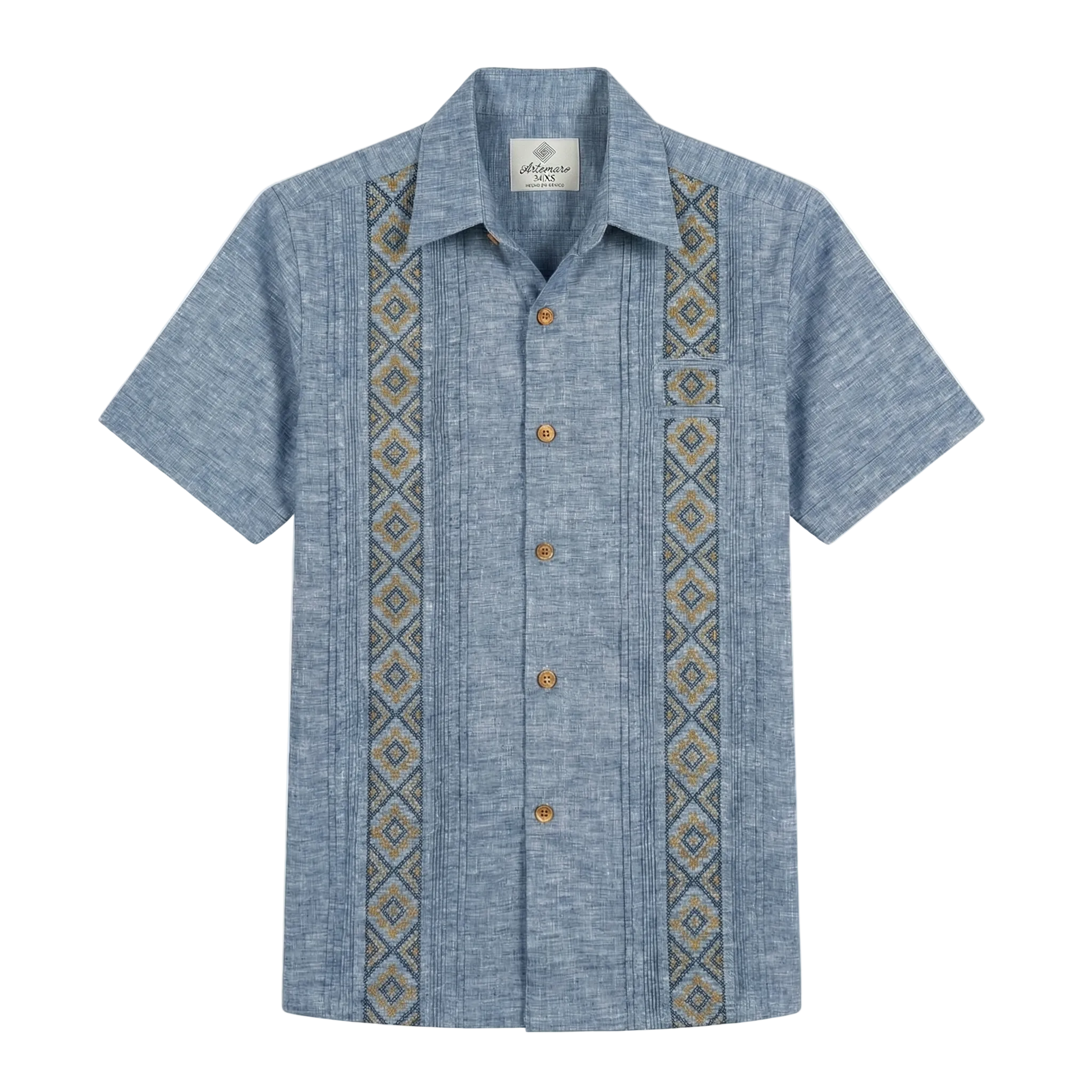 GUAYABERA ANDRÉ AZUL JAZ