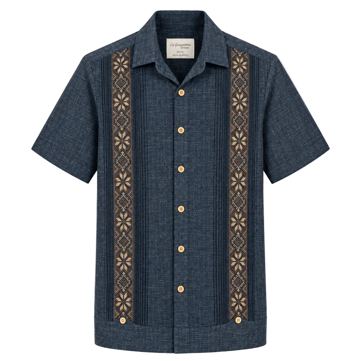 GUAYABERA ANDRÉ MEZCLILLA