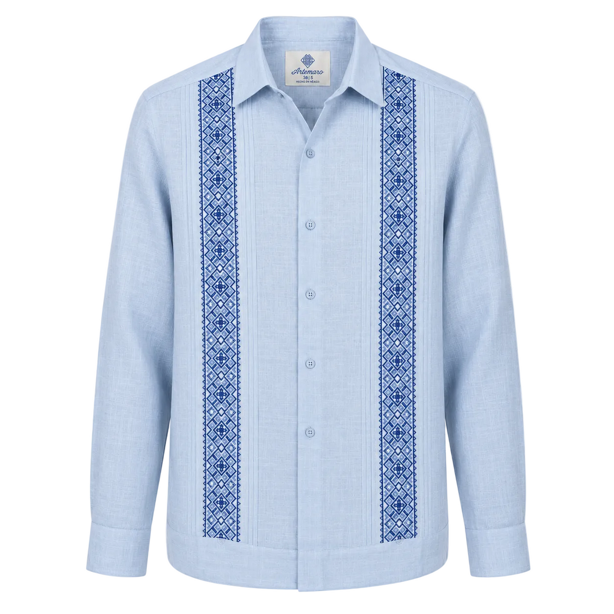GUAYABERA ARTEMARO CELESTE