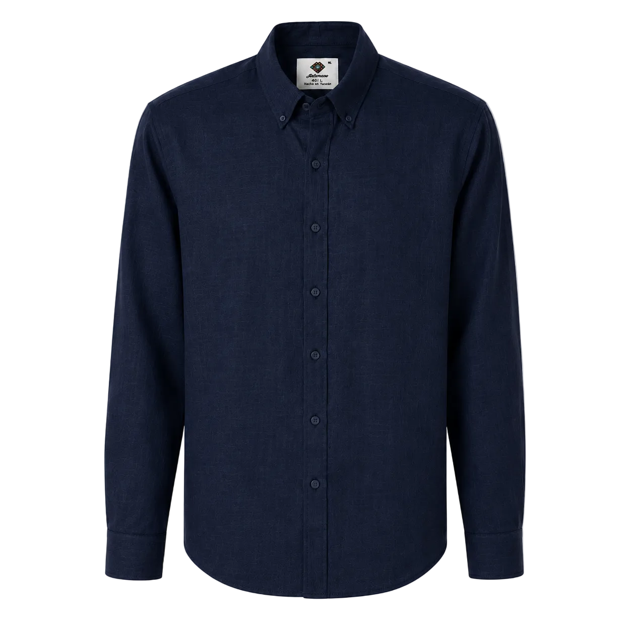 CAMISA OXFORD AZUL MARINO