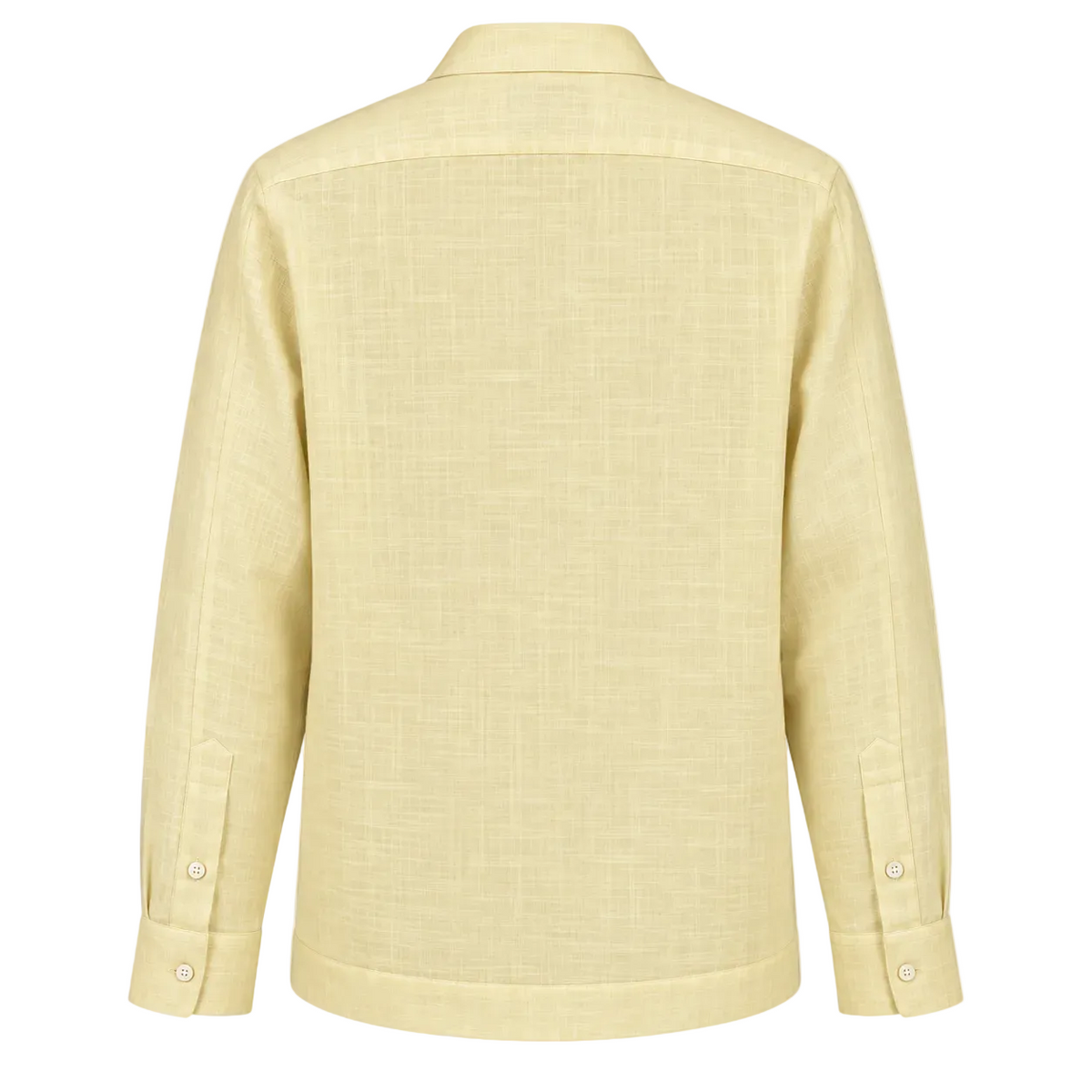 GUAYABERA CARACOL AMARILLA