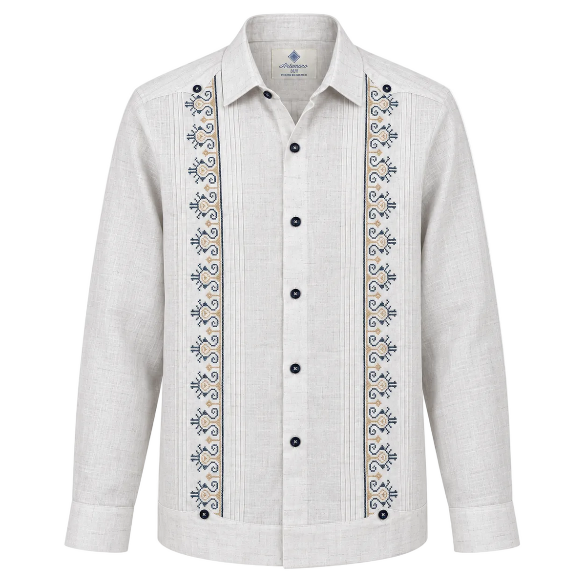 GUAYABERA CARACOL BLANCA