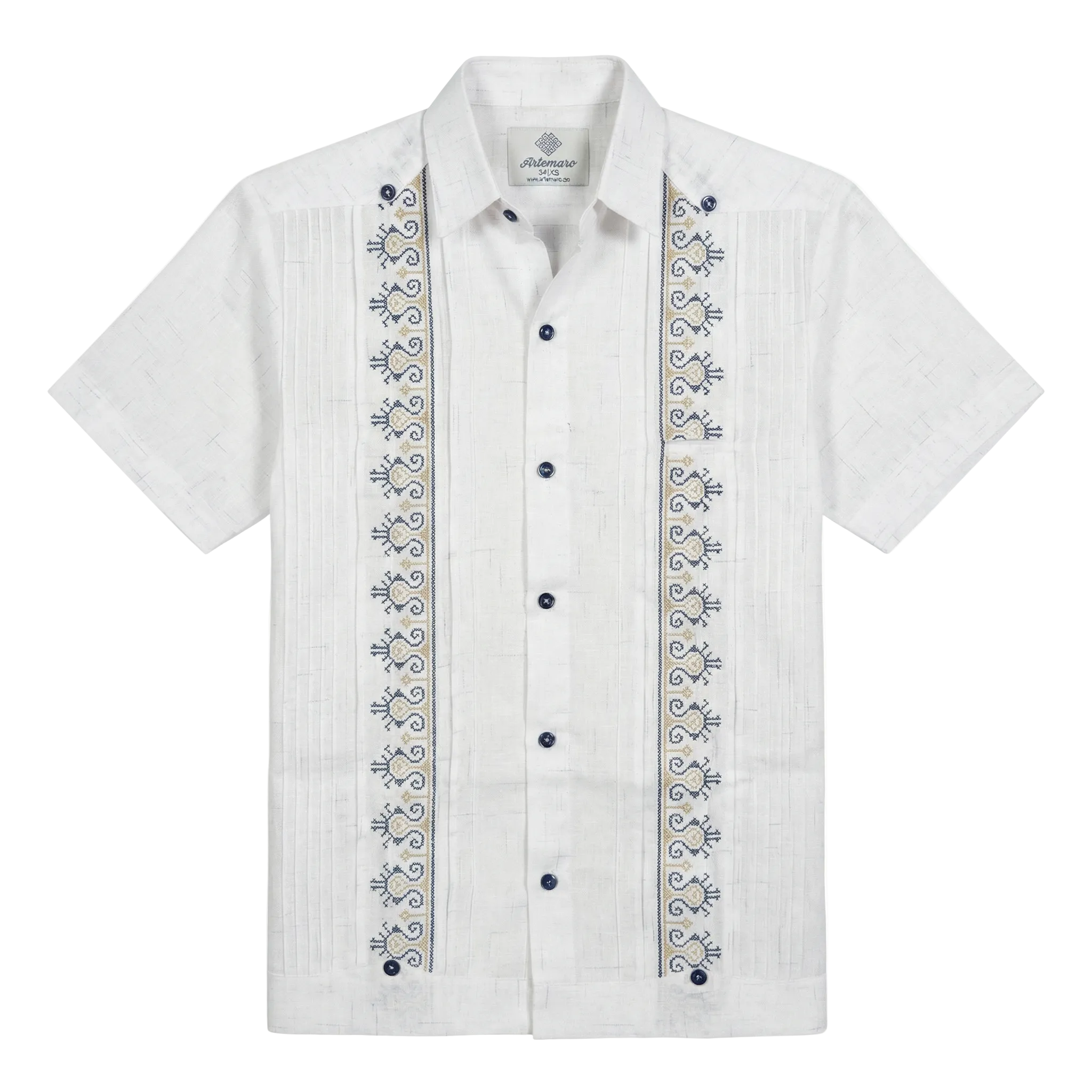 GUAYABERA CARACOL BLANCA