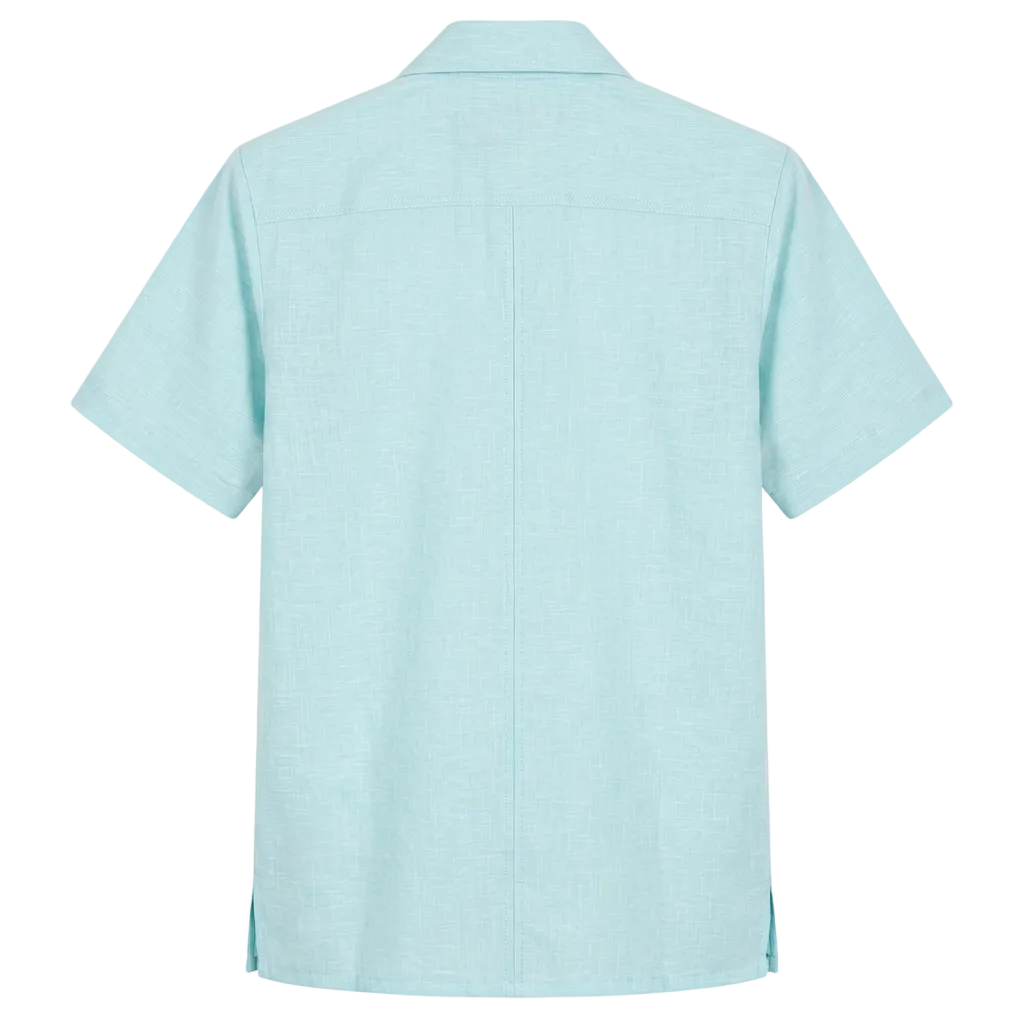 GUAYABERA ROMBOS CIAN