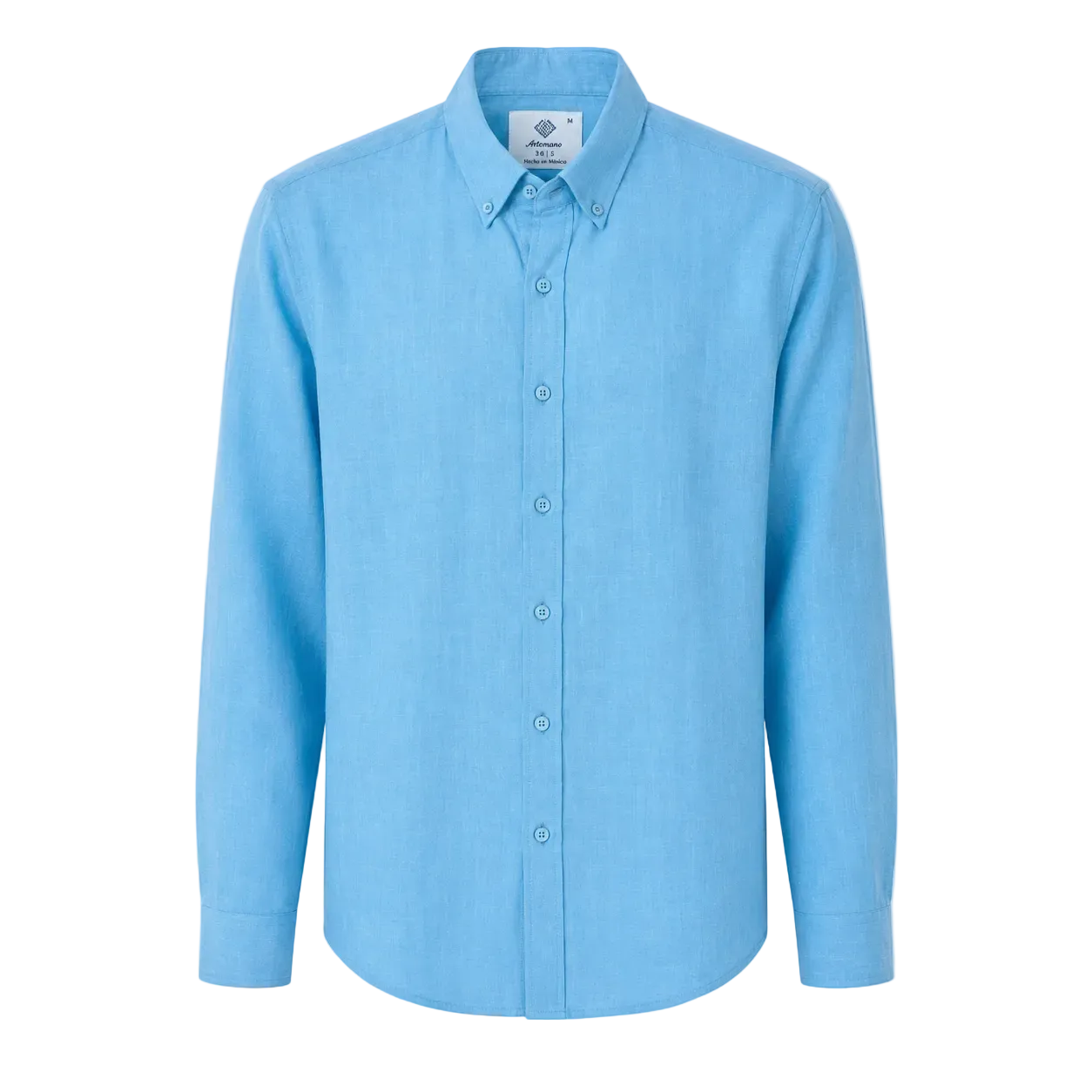 CAMISA OXFORD CIAN