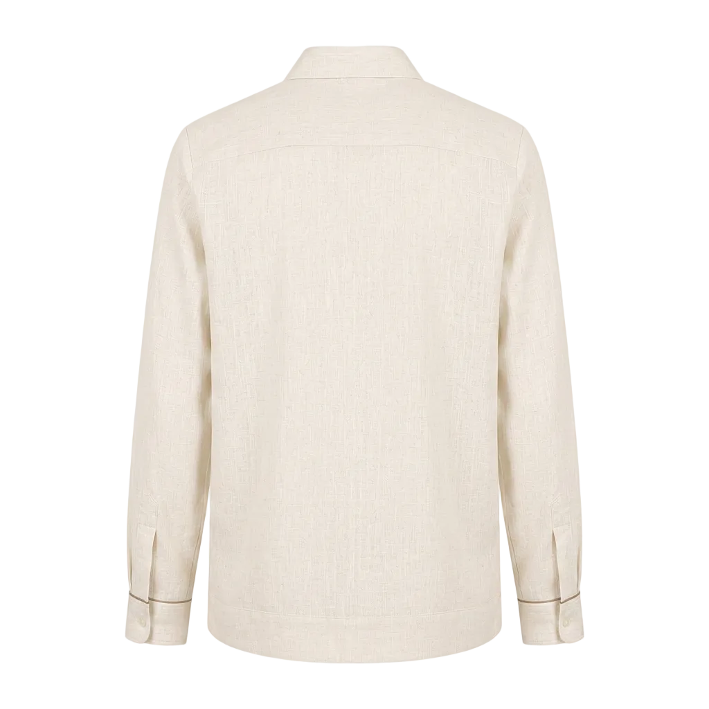GUAYABERA CORAZON BEIGE