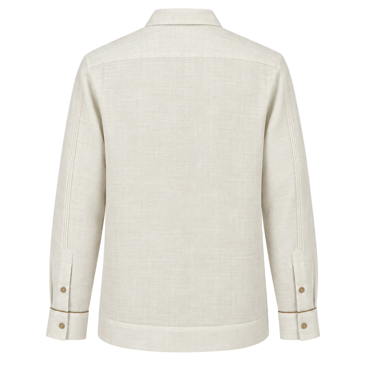 GUAYABERA CORAZON BEIGE