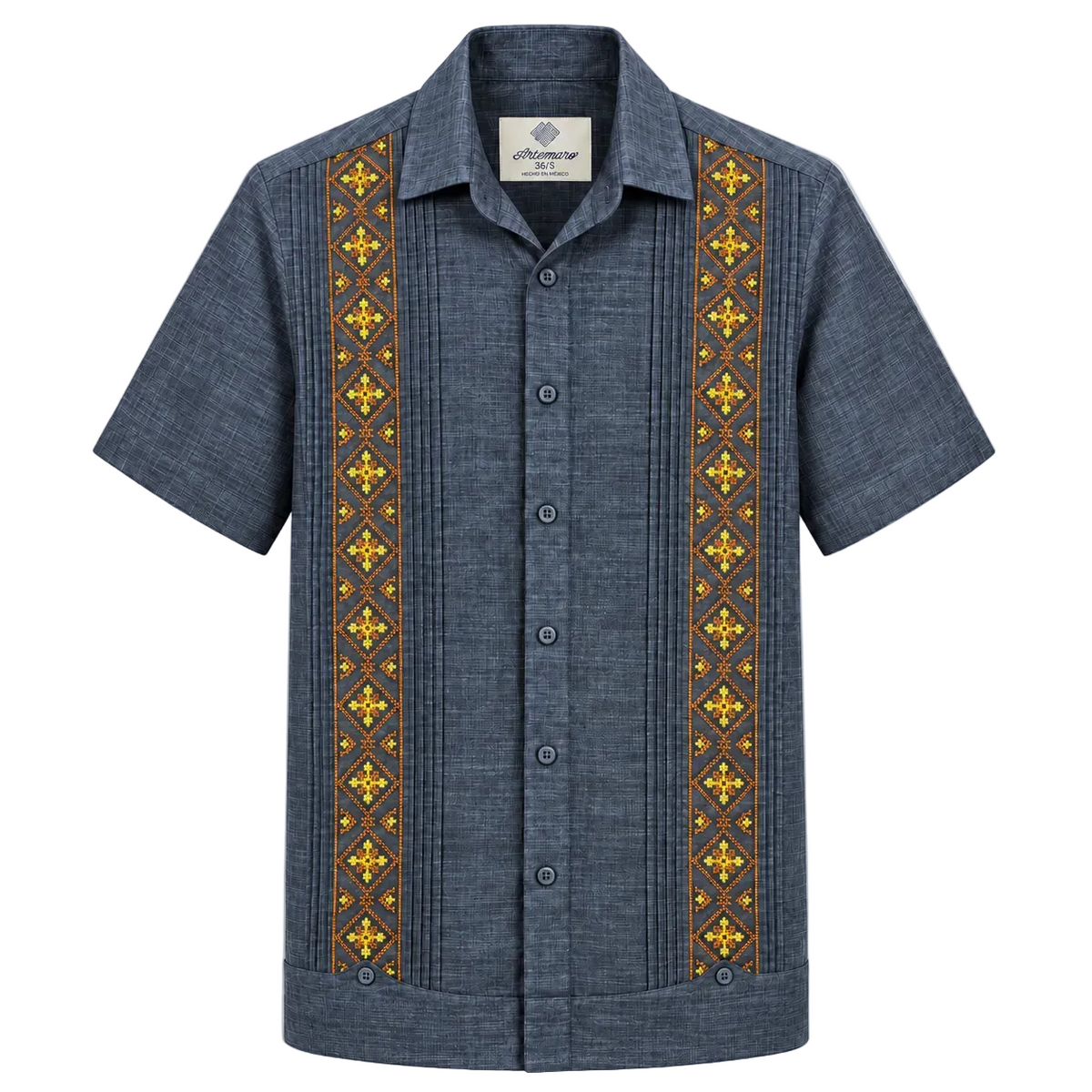 GUAYABERA COZUMEL MEZCLILLA