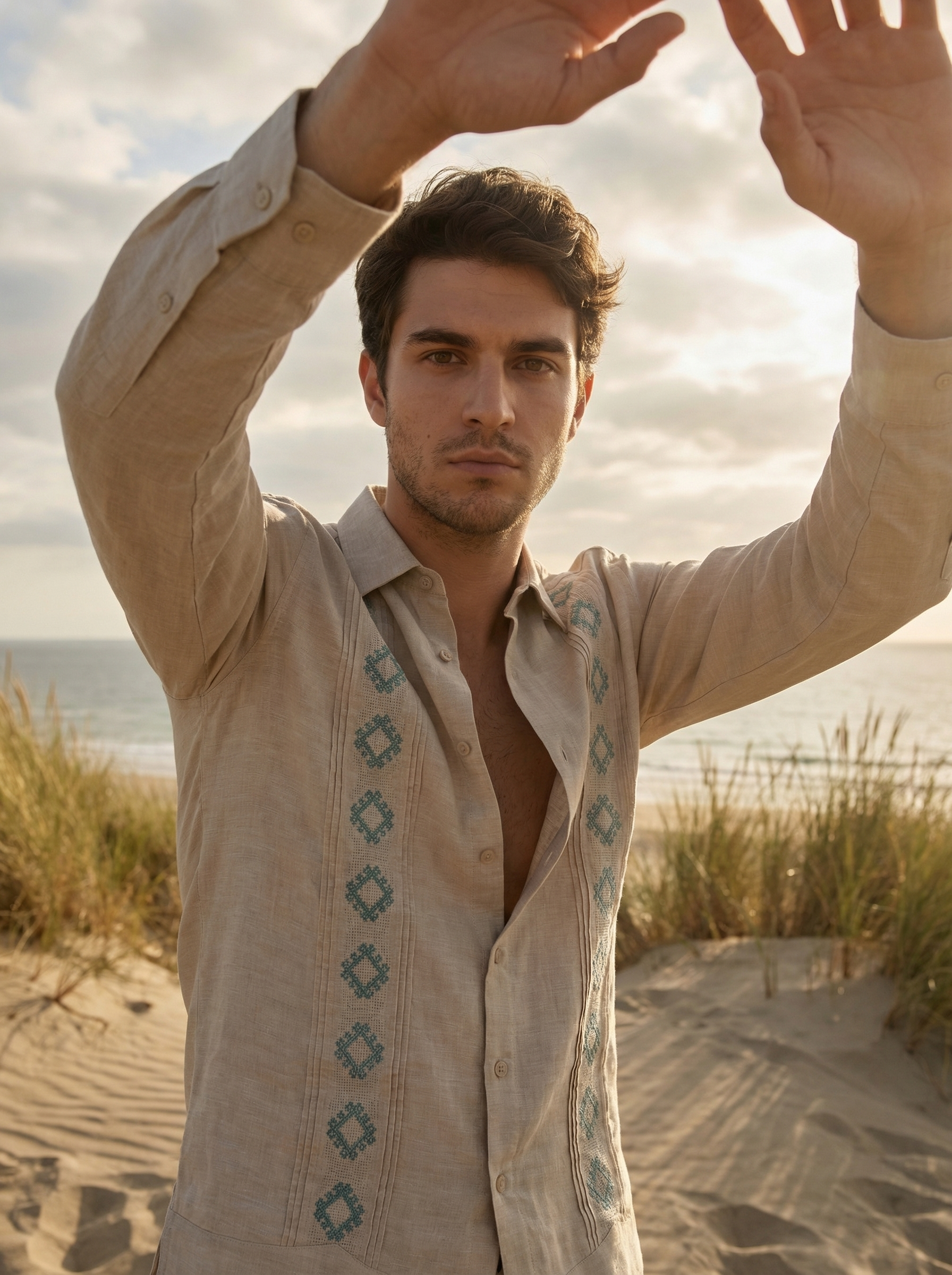 GUAYABERA INTI CAPUCCINO