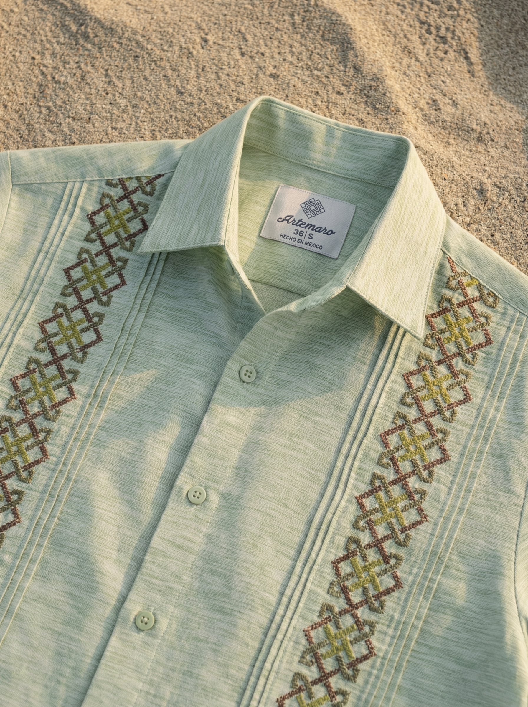 GUAYABERA AGAVE VERDE