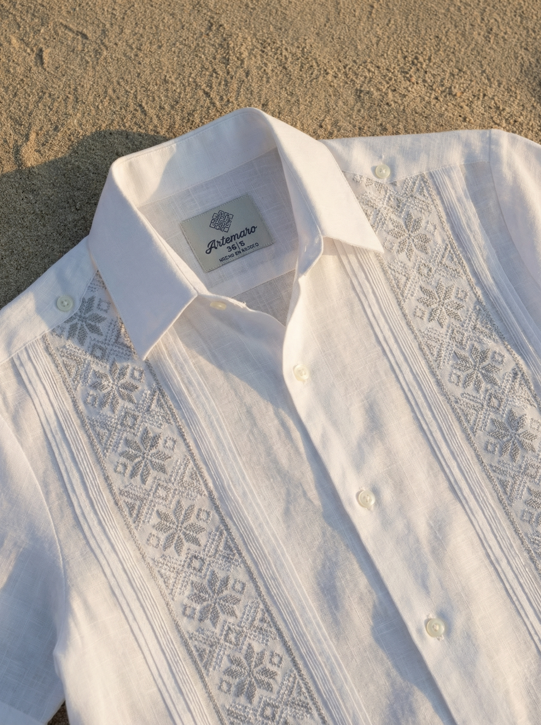 GUAYABERA COPO BLANCA