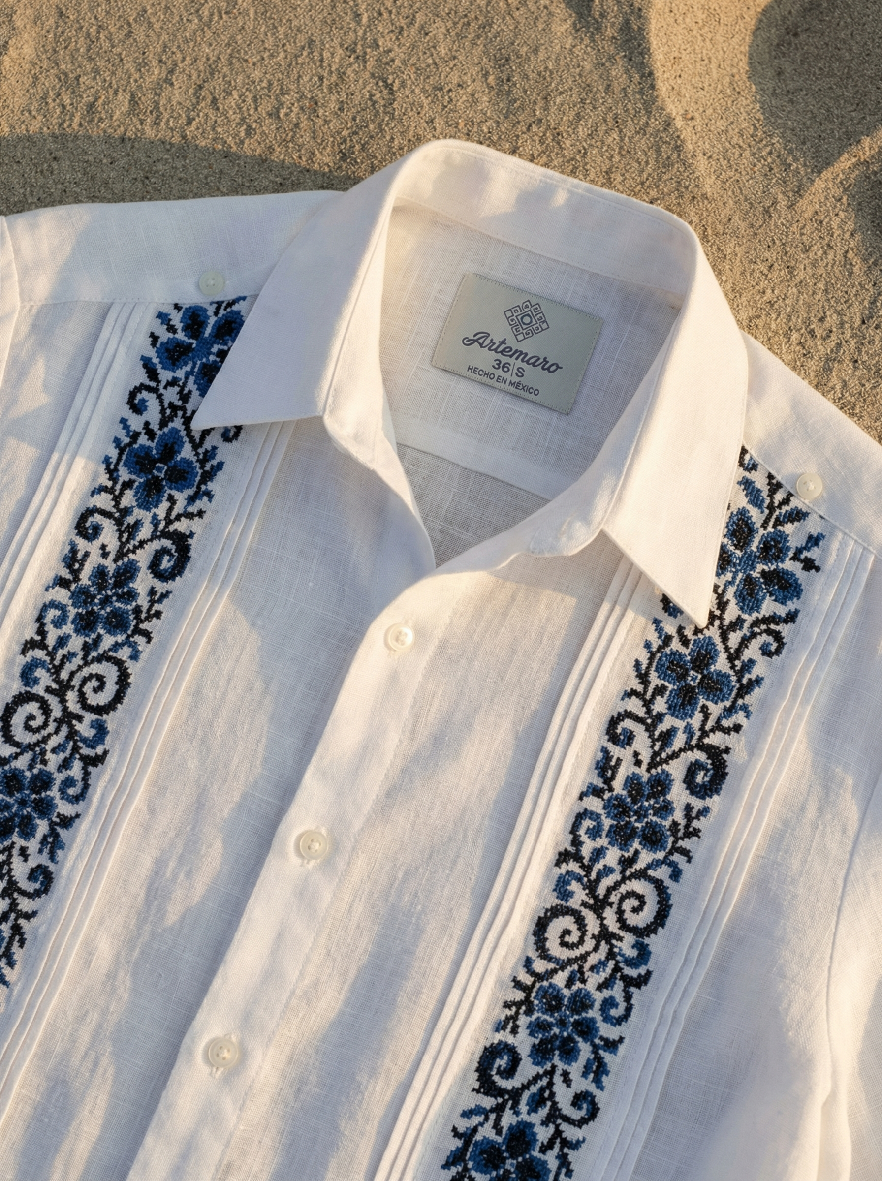 GUAYABERA TALAVERA BLANCA
