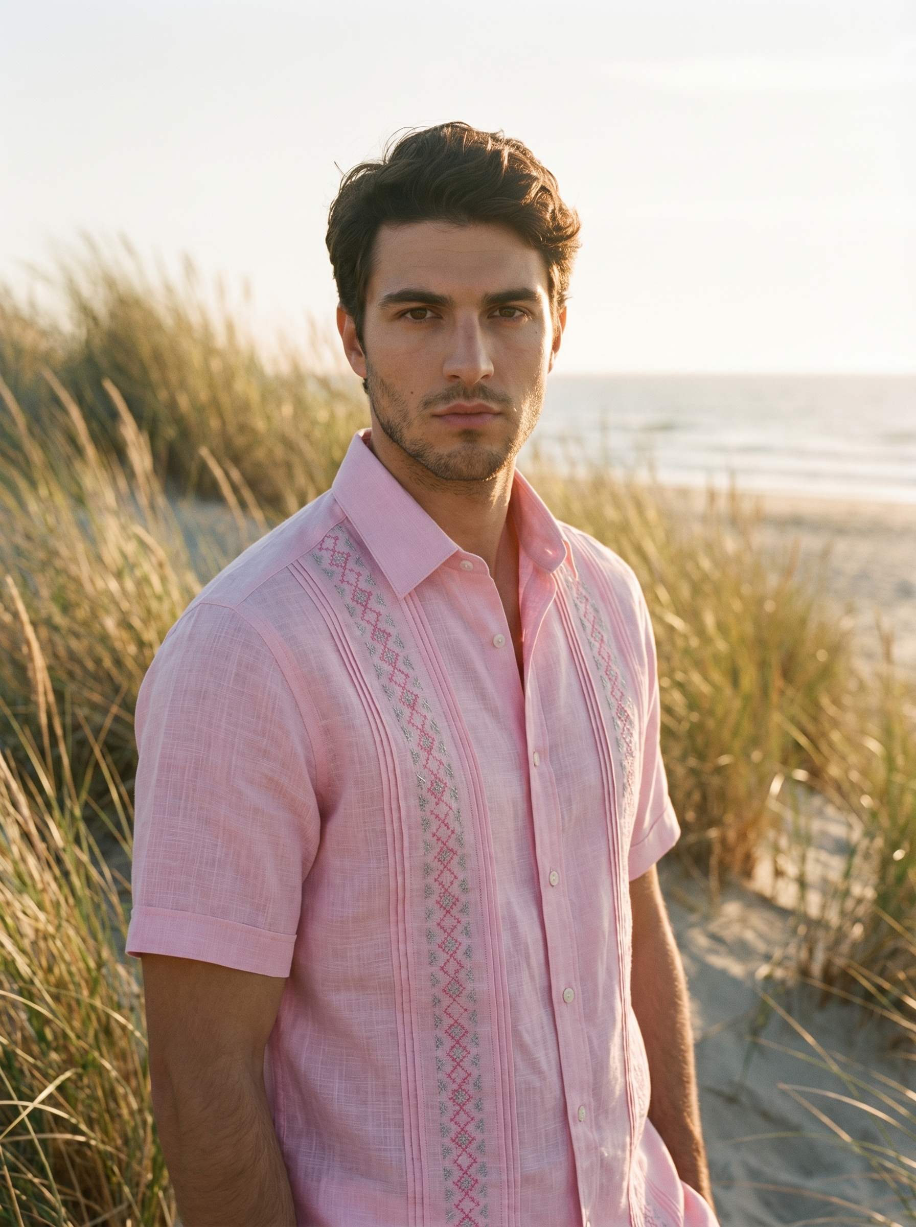 GUAYABERA FRANCO ROSA