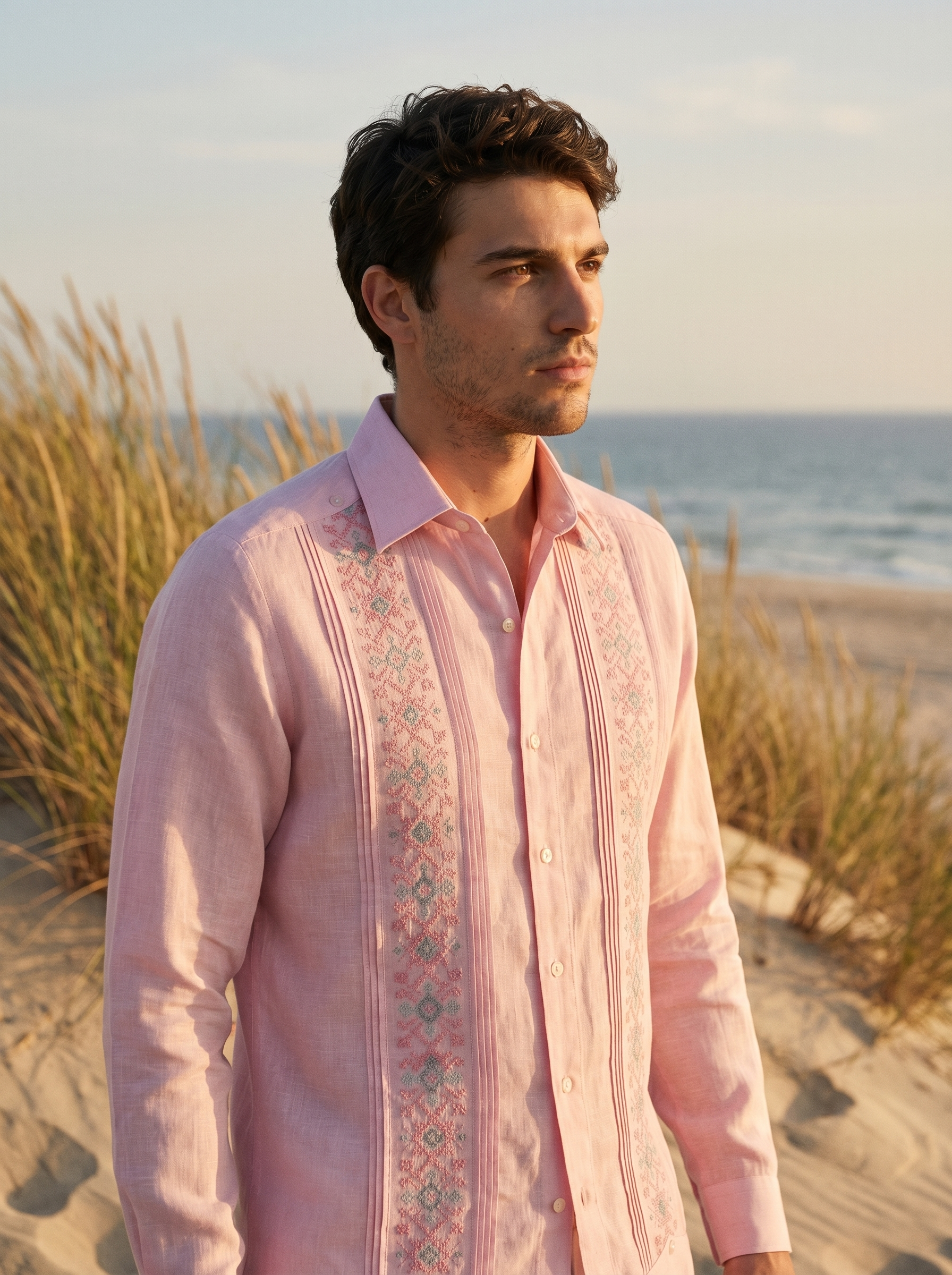 GUAYABERA NAAD ROSA
