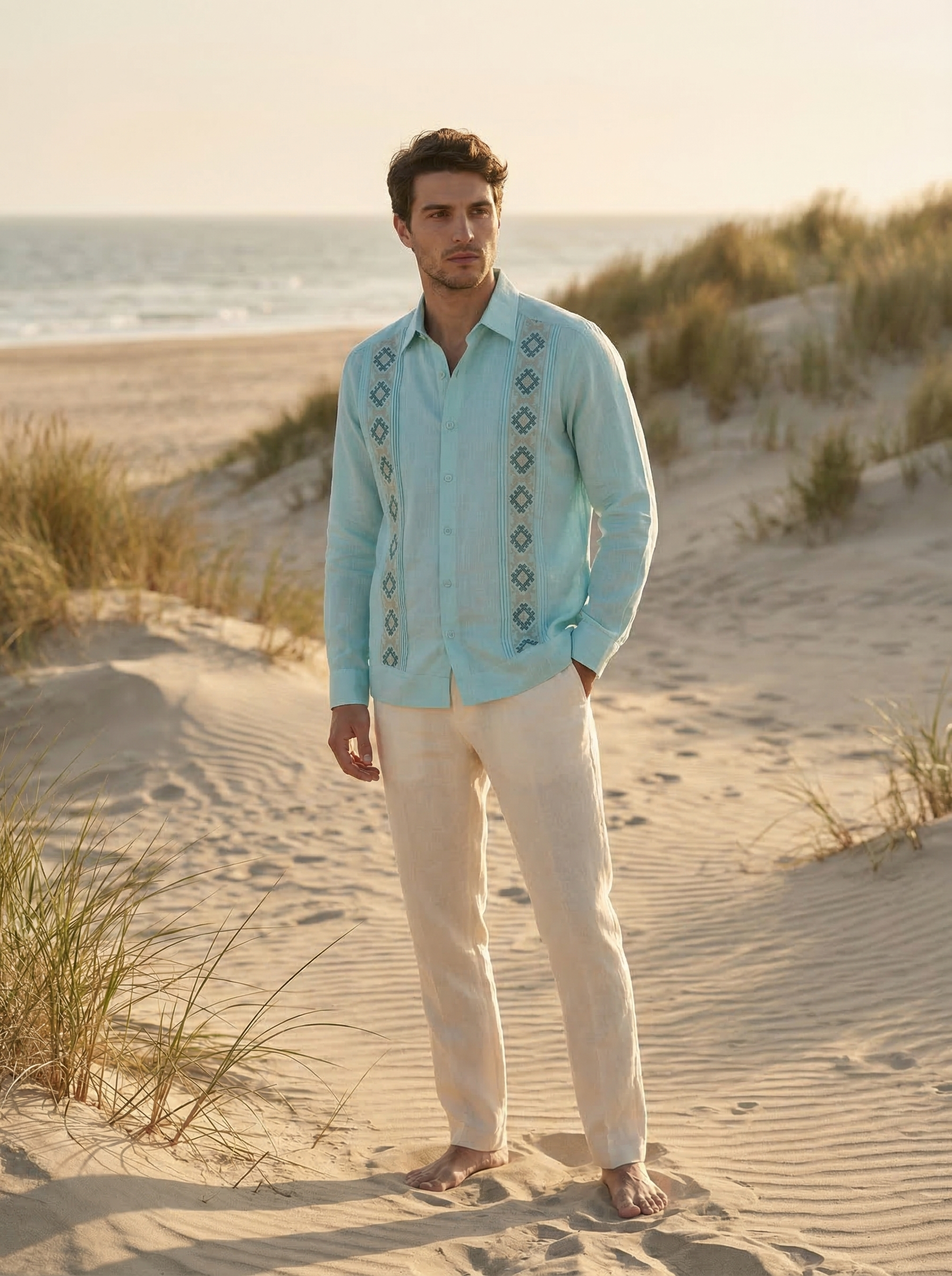 GUAYABERA INTI AQUA