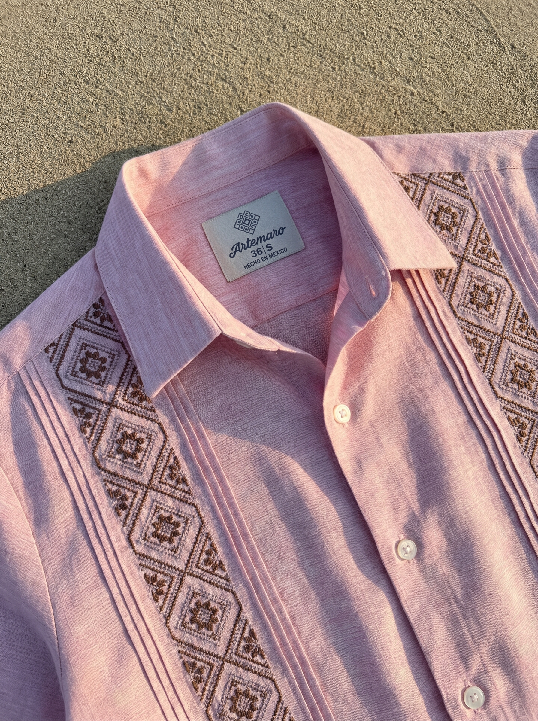 GUAYABERA ANDRÉ LILA