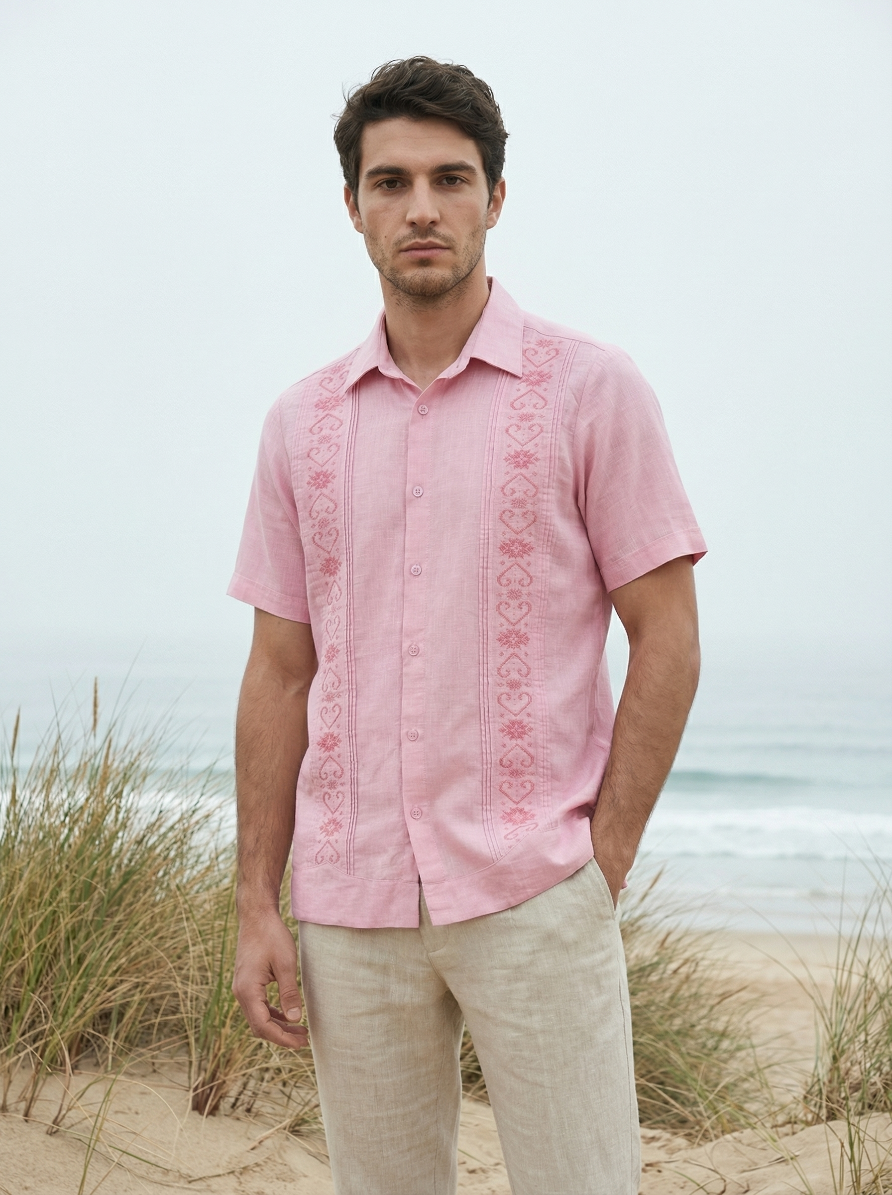 GUAYABERA IXIT ROSA