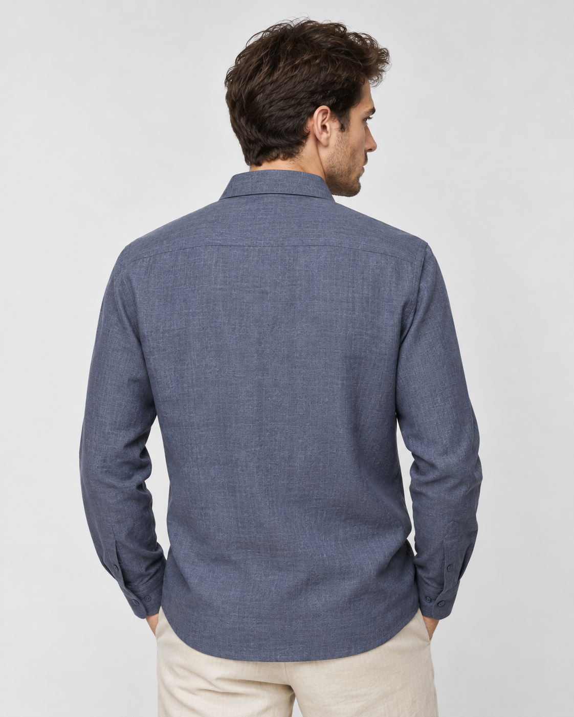 GUAYABERA AZUR MEZCLILLA