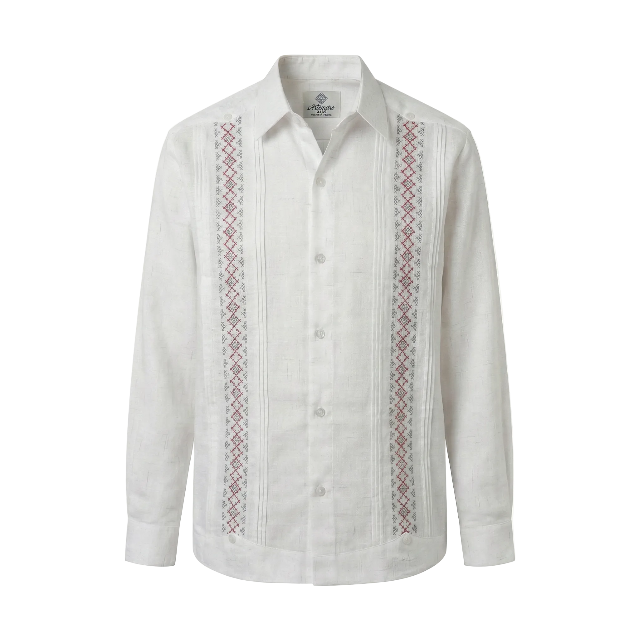GUAYABERA FRANCO BLANCA
