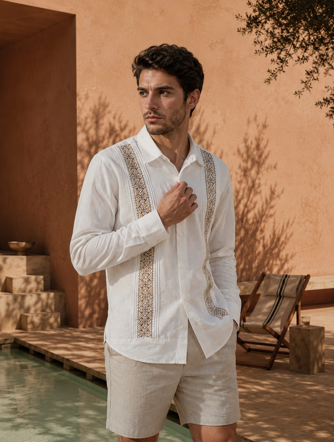 GUAYABERA ARTEMARO BLANCA