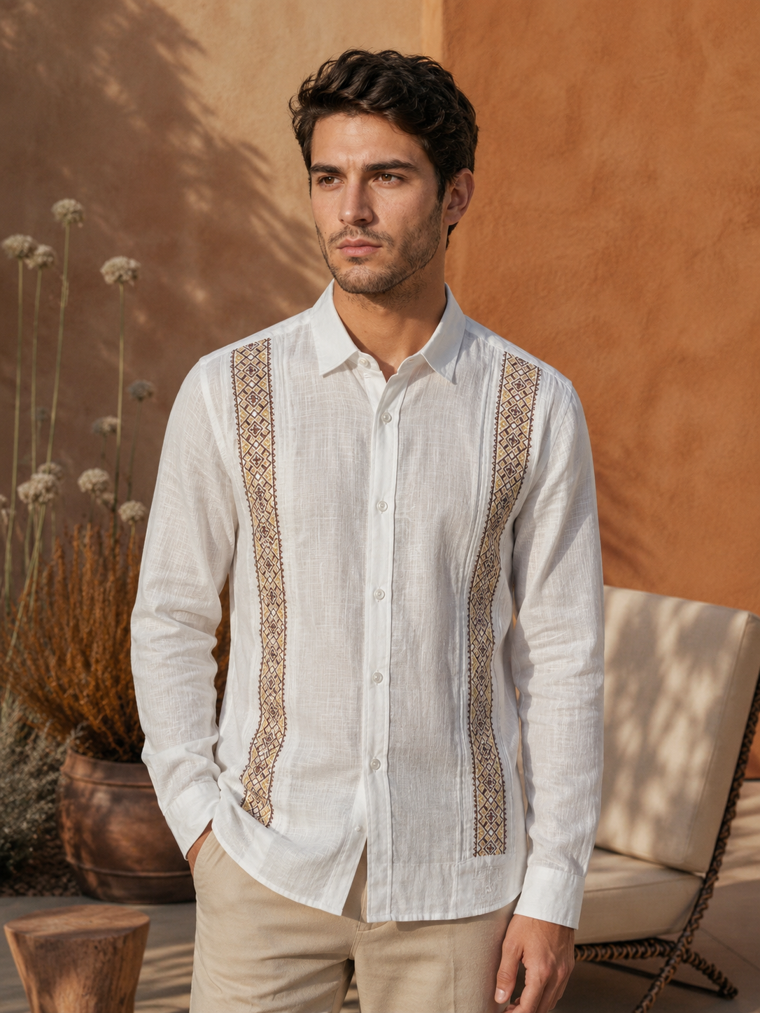 GUAYABERA ARTEMARO BLANCA