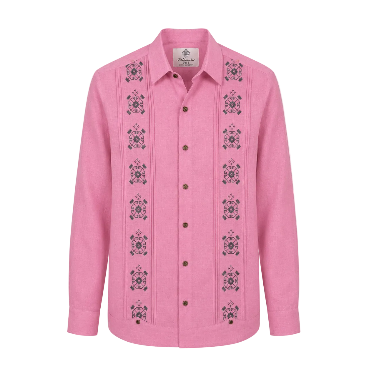 GUAYABERA ROSA UNO