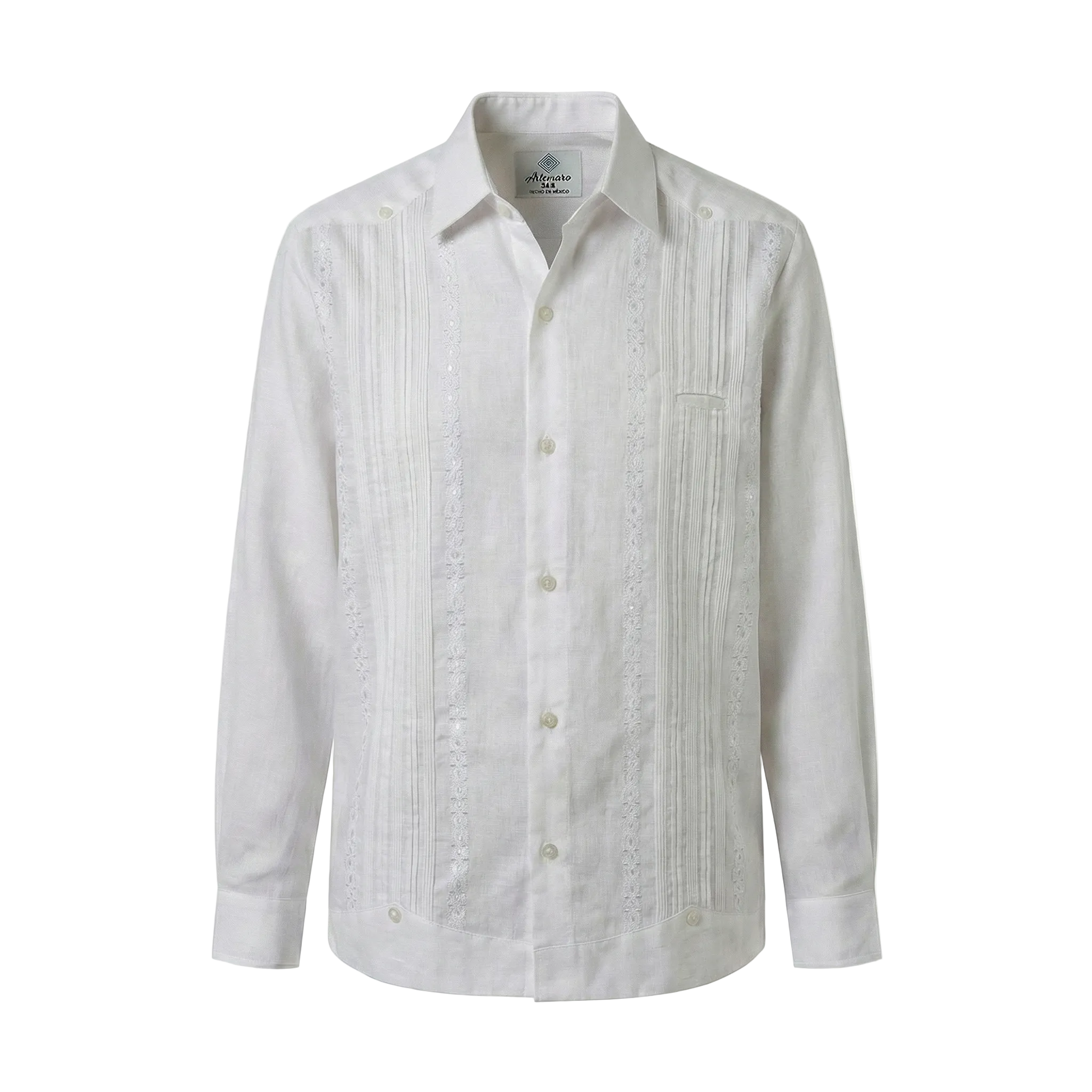 GUAYABERA HABANA BLANCO PURO