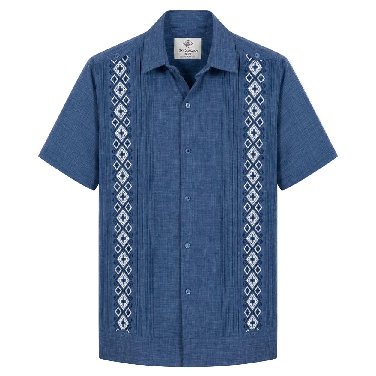 GUAYABERA IKAL AZUL