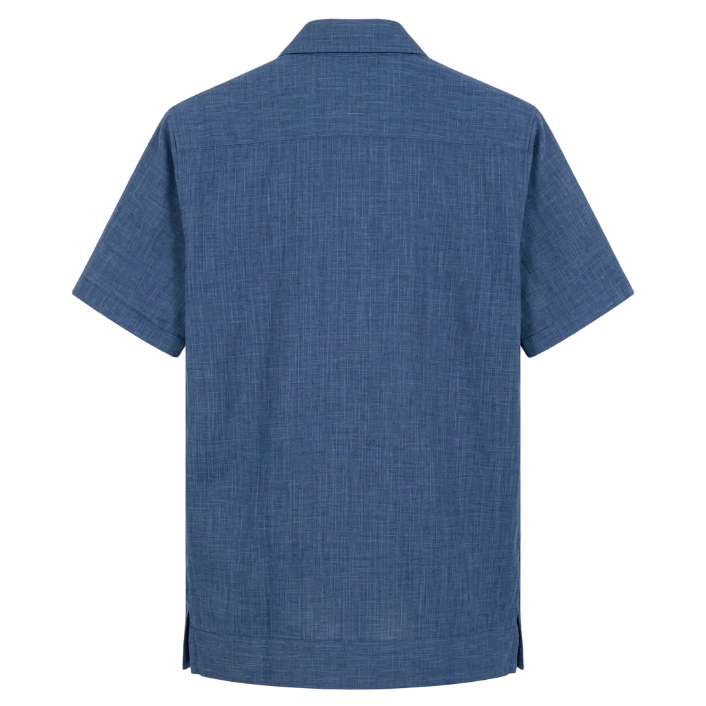 GUAYABERA IKAL AZUL