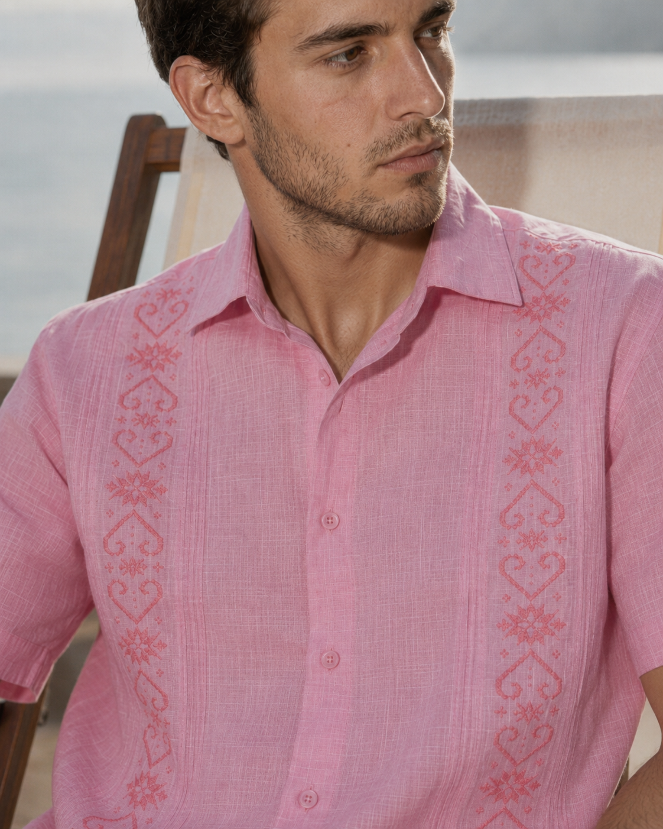 GUAYABERA IXIT ROSA
