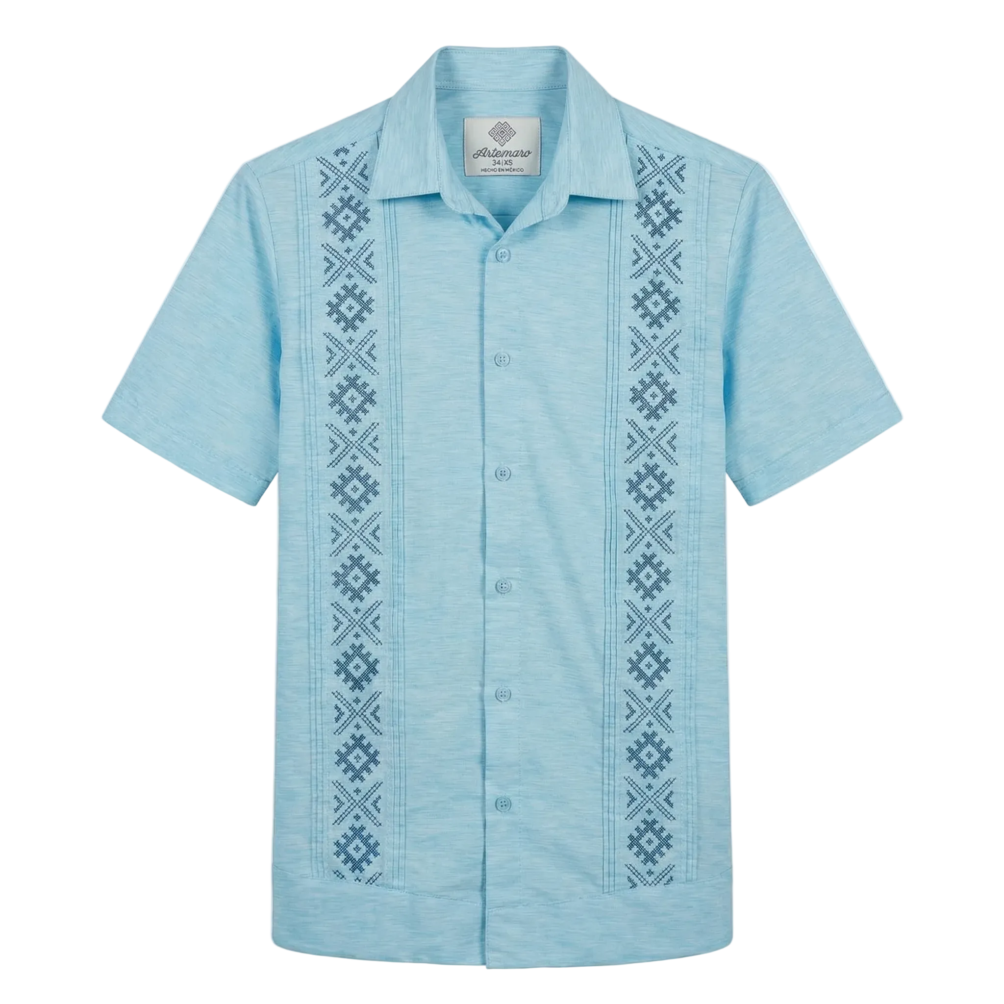 GUAYABERA KAMBA CELESTE