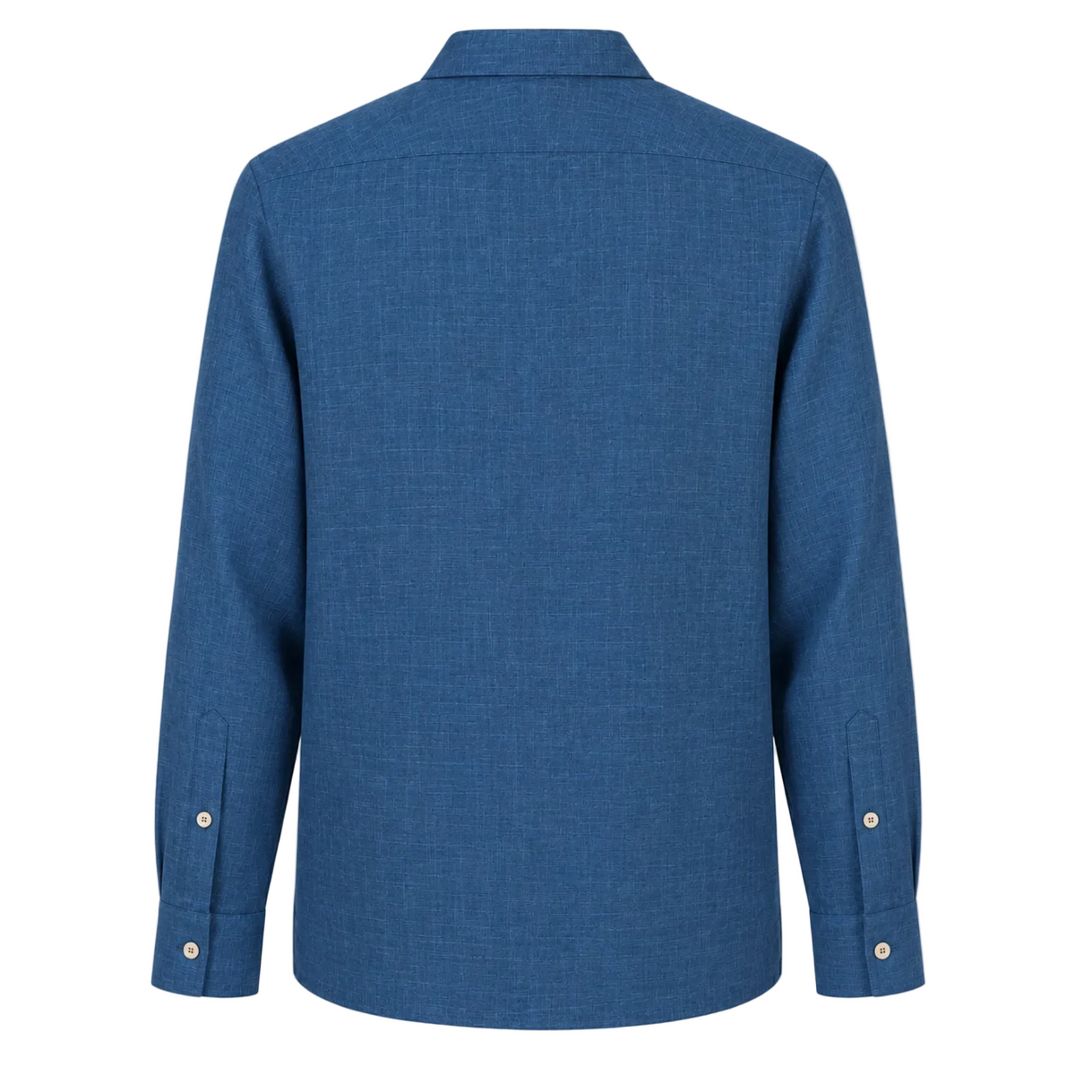 GUAYABERA KANTE AZUL MEDIO