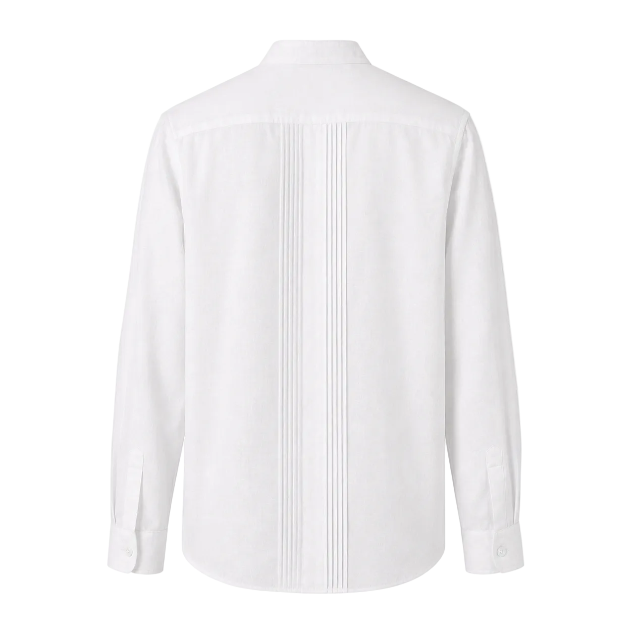 CAMISA MAO ALFORZAS BLANCA
