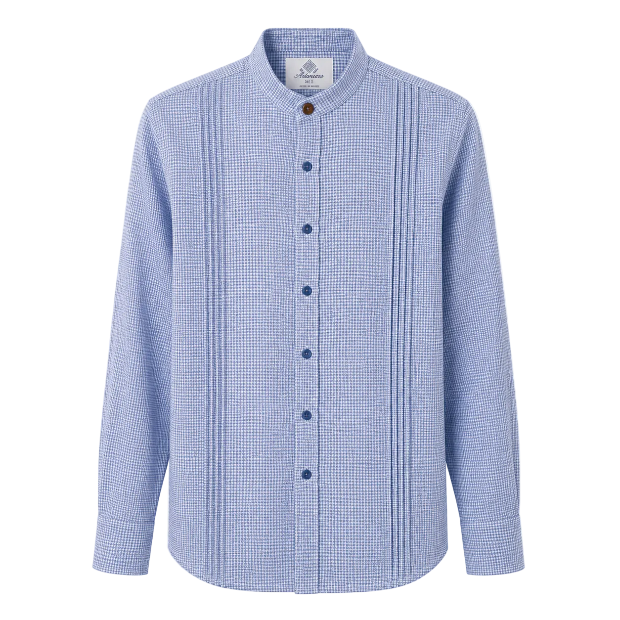 CAMISA MAO ALFORZAS VIK INDIGO