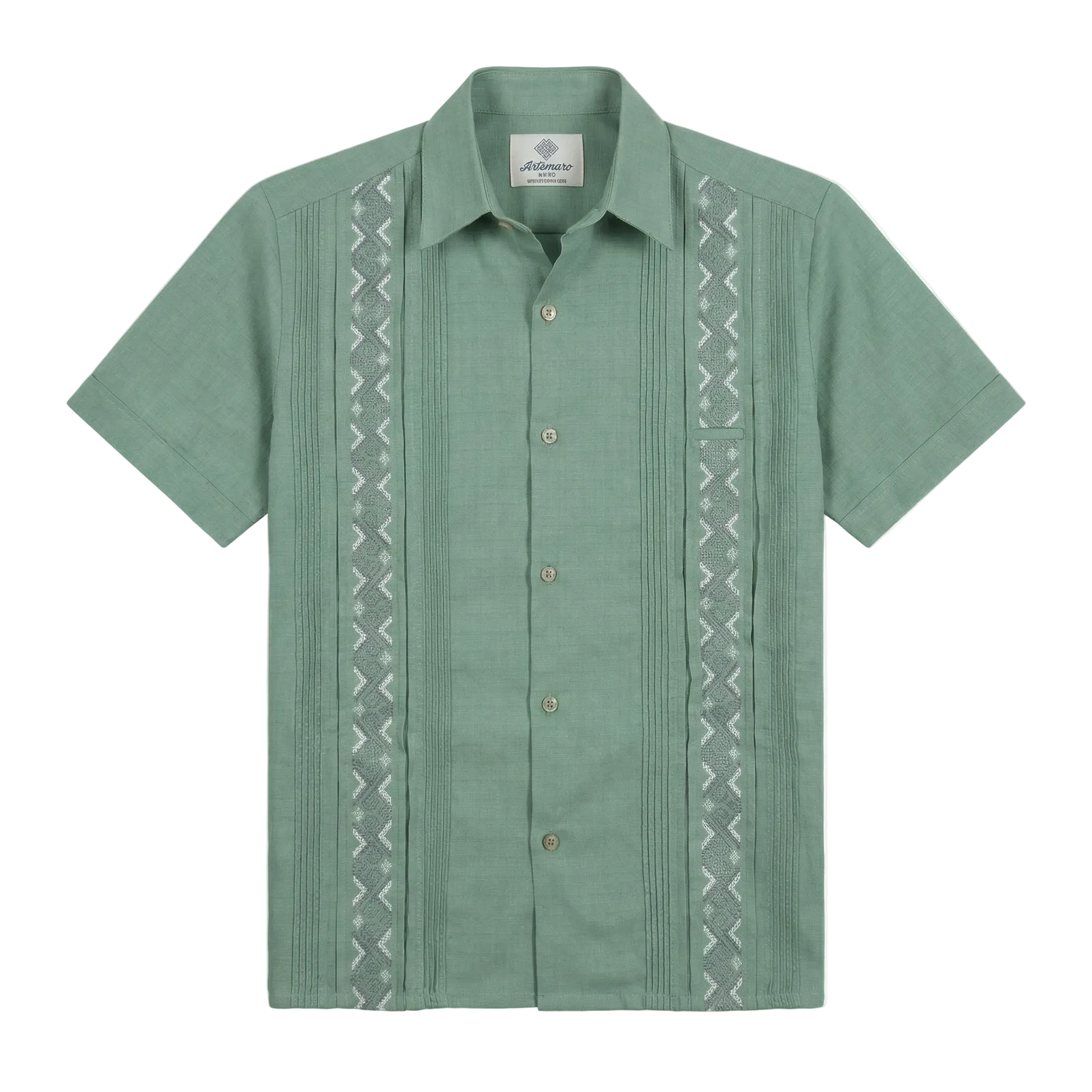 GUAYABERA MAYA VERDE