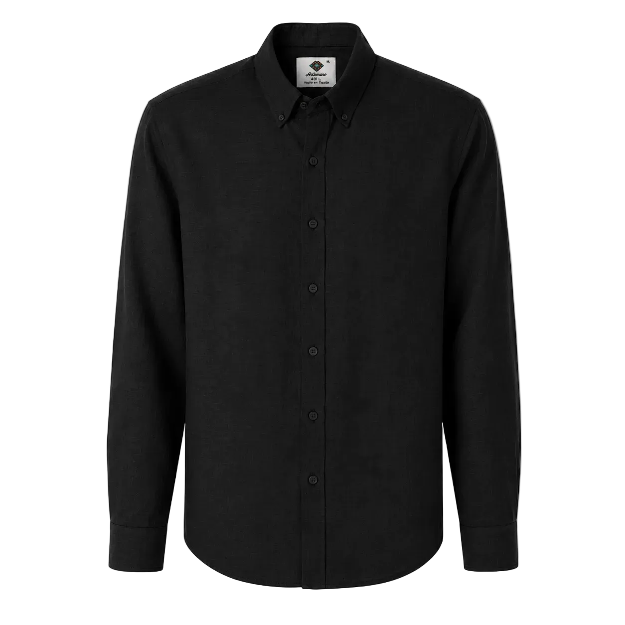 CAMISA OXFORD NEGRA