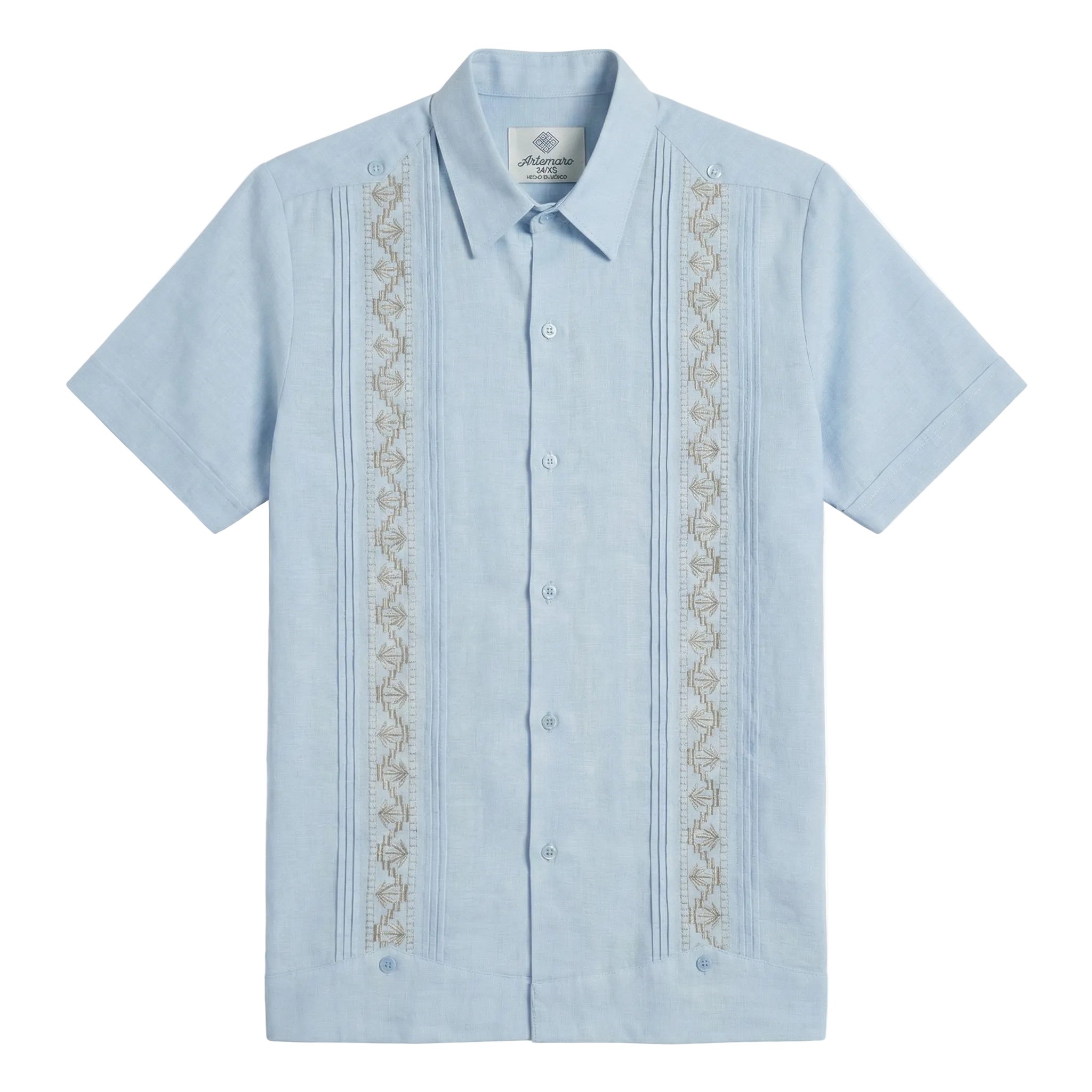 GUAYABERA PALMA CELESTE