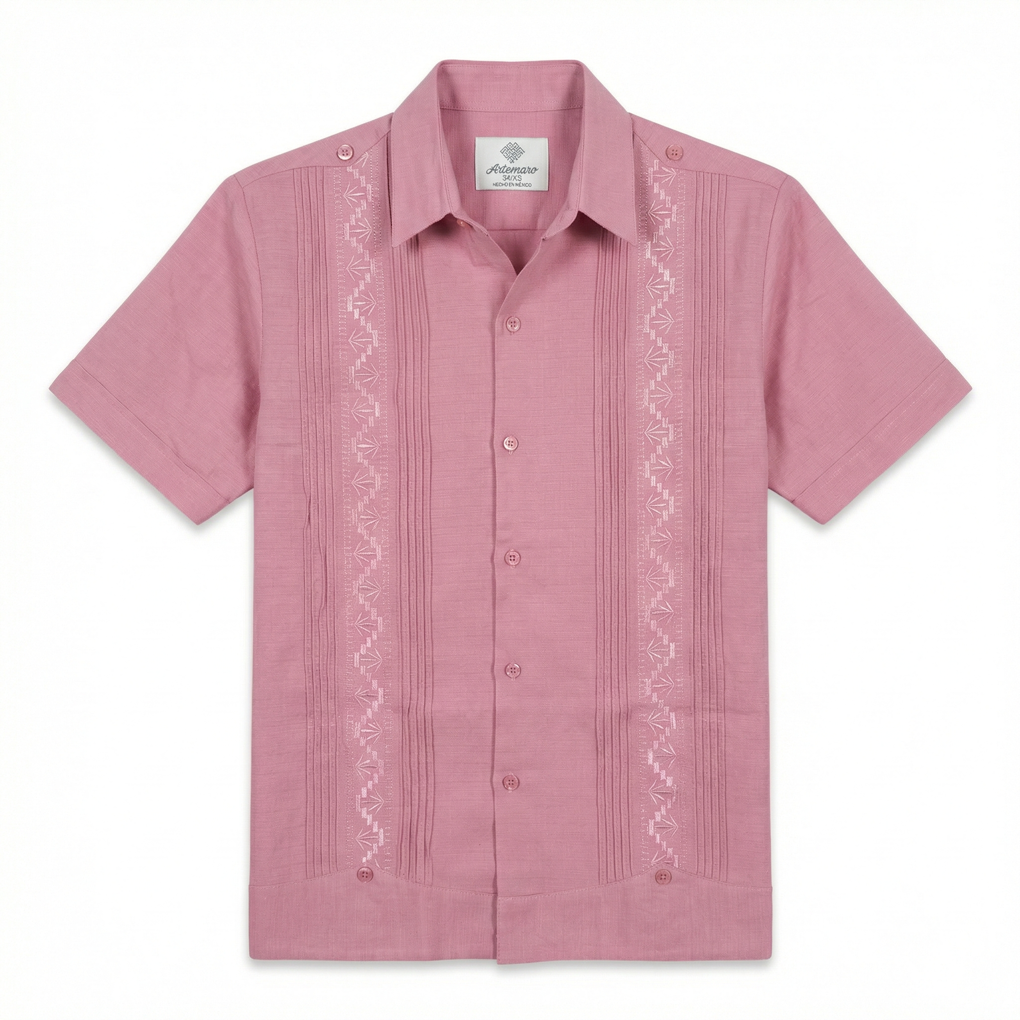GUAYABERA PALMA ROSA