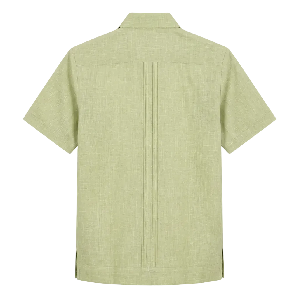 GUAYABERA ROMBOS LIMON