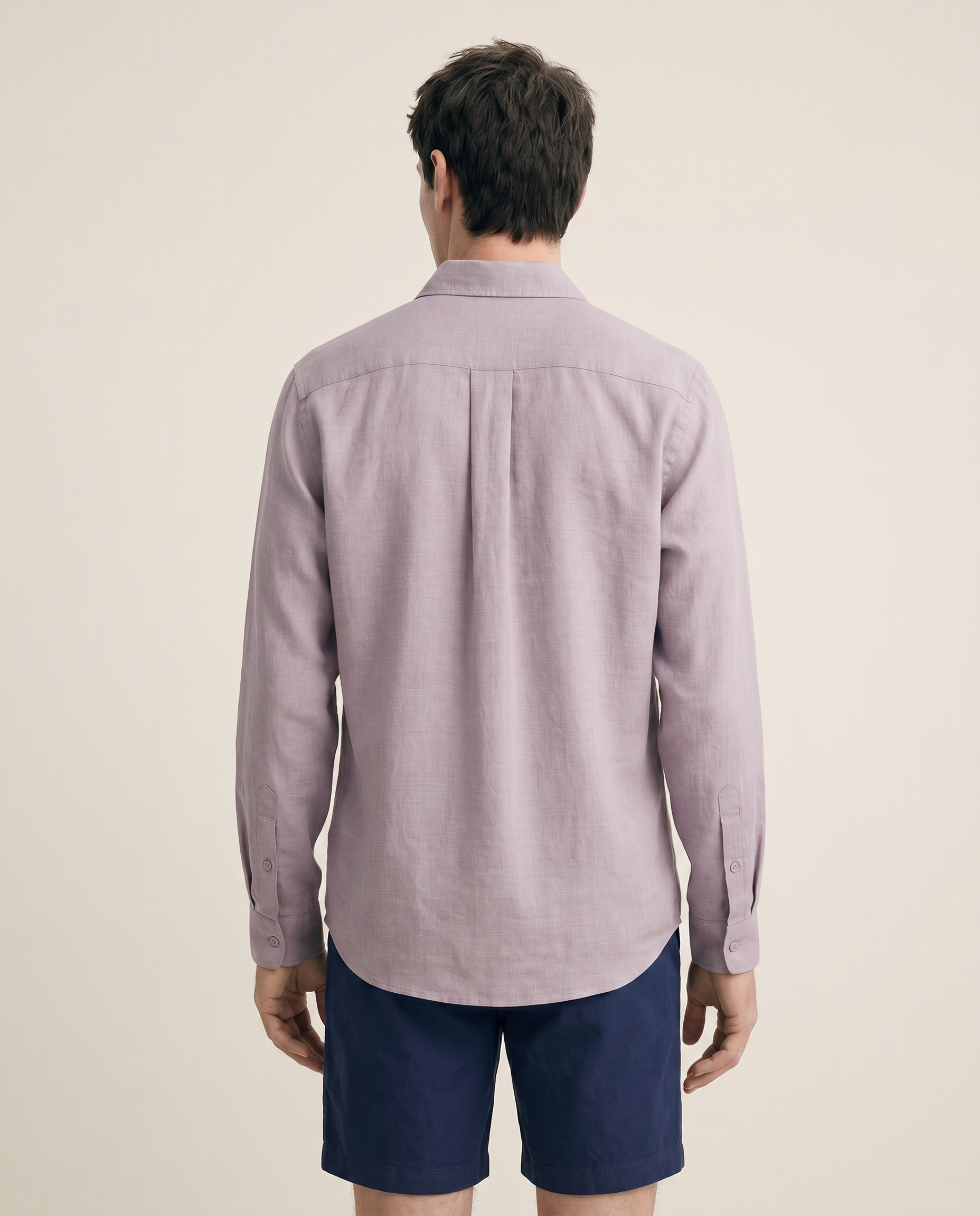 GUAYABERA CARACOL GUINDA
