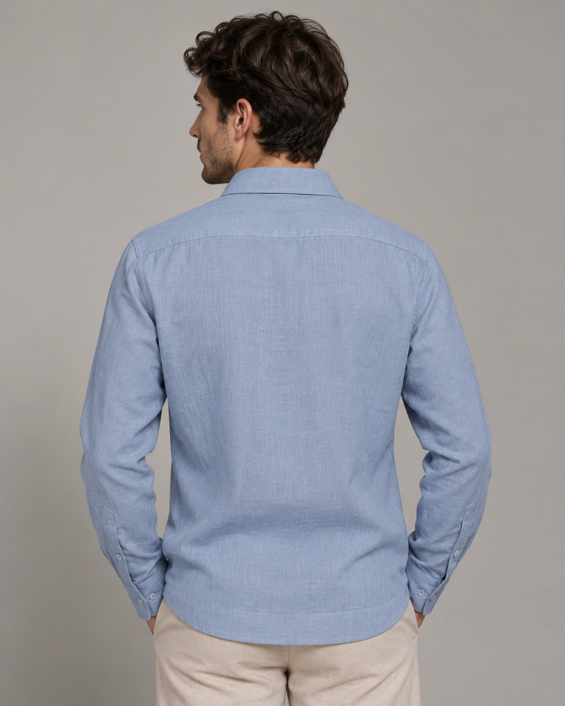 GUAYABERA ALTAMAR CELESTE