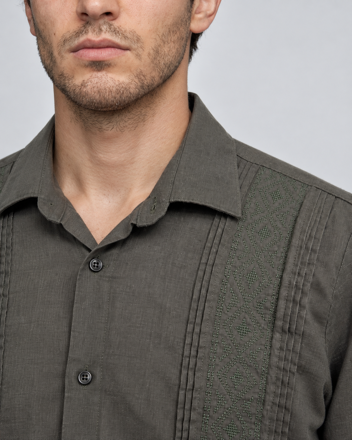 GUAYABERA ALTAMAR OLIVO