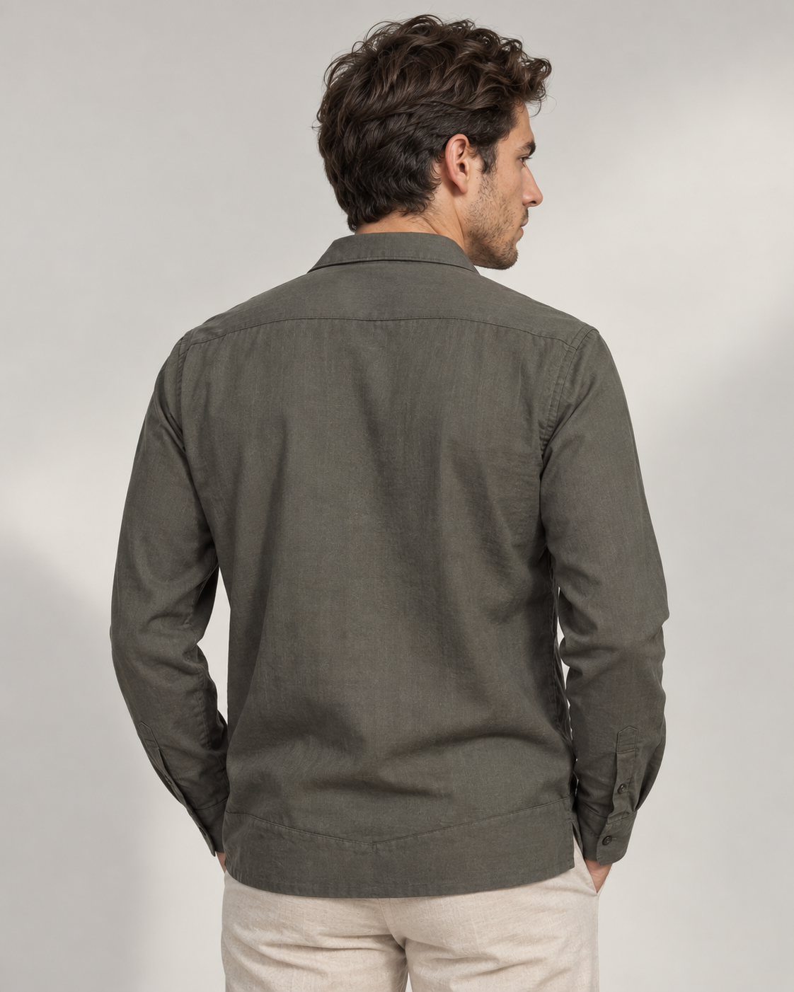 GUAYABERA ALTAMAR OLIVO