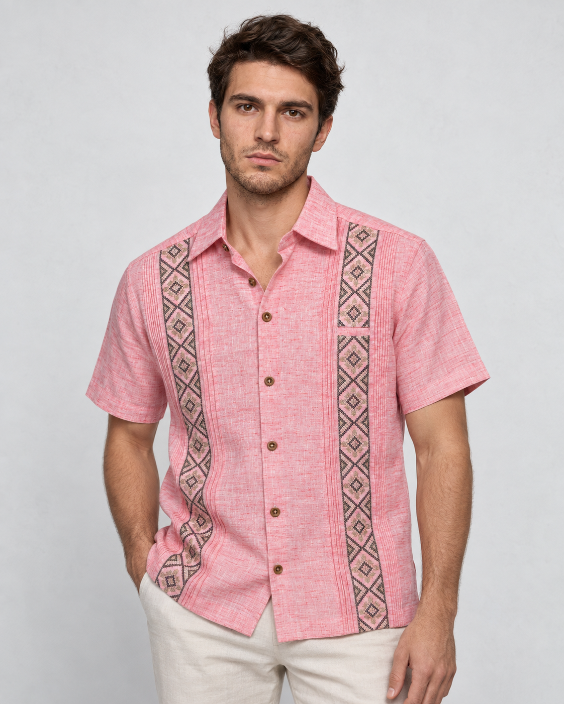 GUAYABERA ANDRÉ ROSA