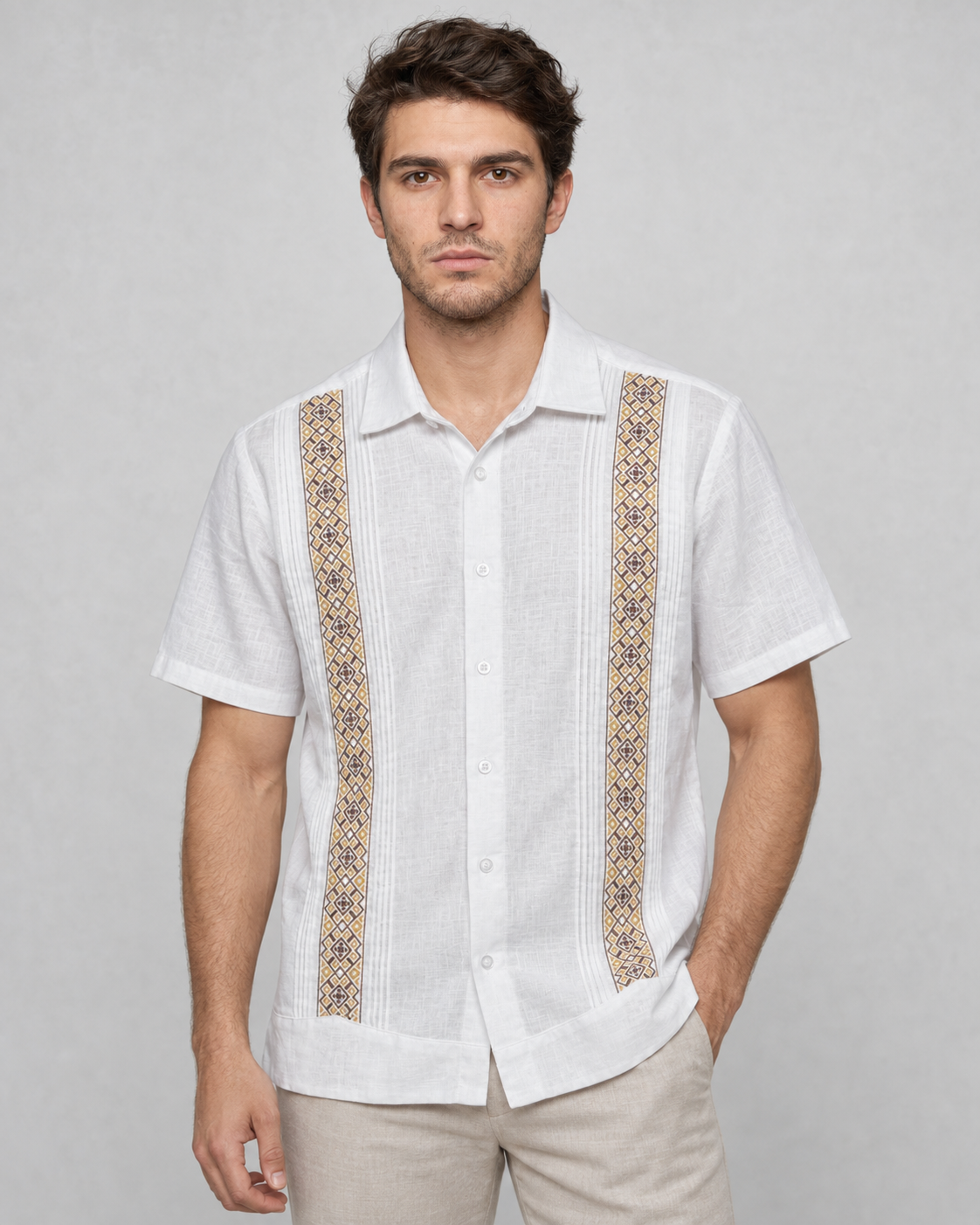 GUAYABERA ARTEMARO BLANCA