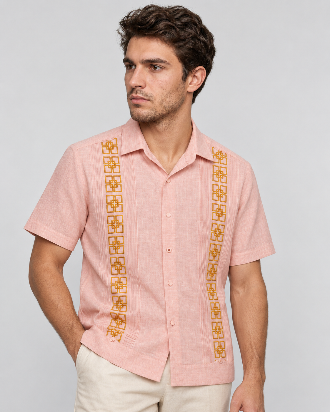 GUAYABERA CHI SALMÓN
