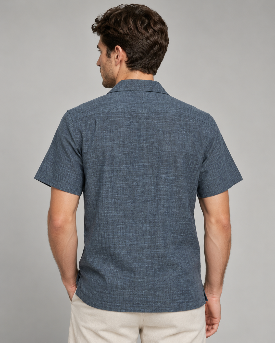 GUAYABERA COZUMEL MEZCLILLA