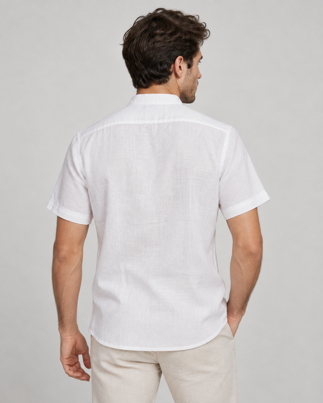 GUAYABERA ERIK BLANCO MAO