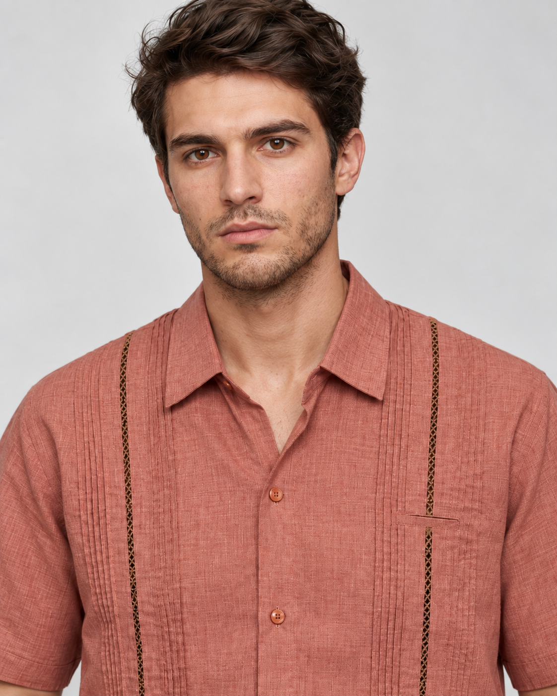 GUAYABERA ESPITA LADRILLO