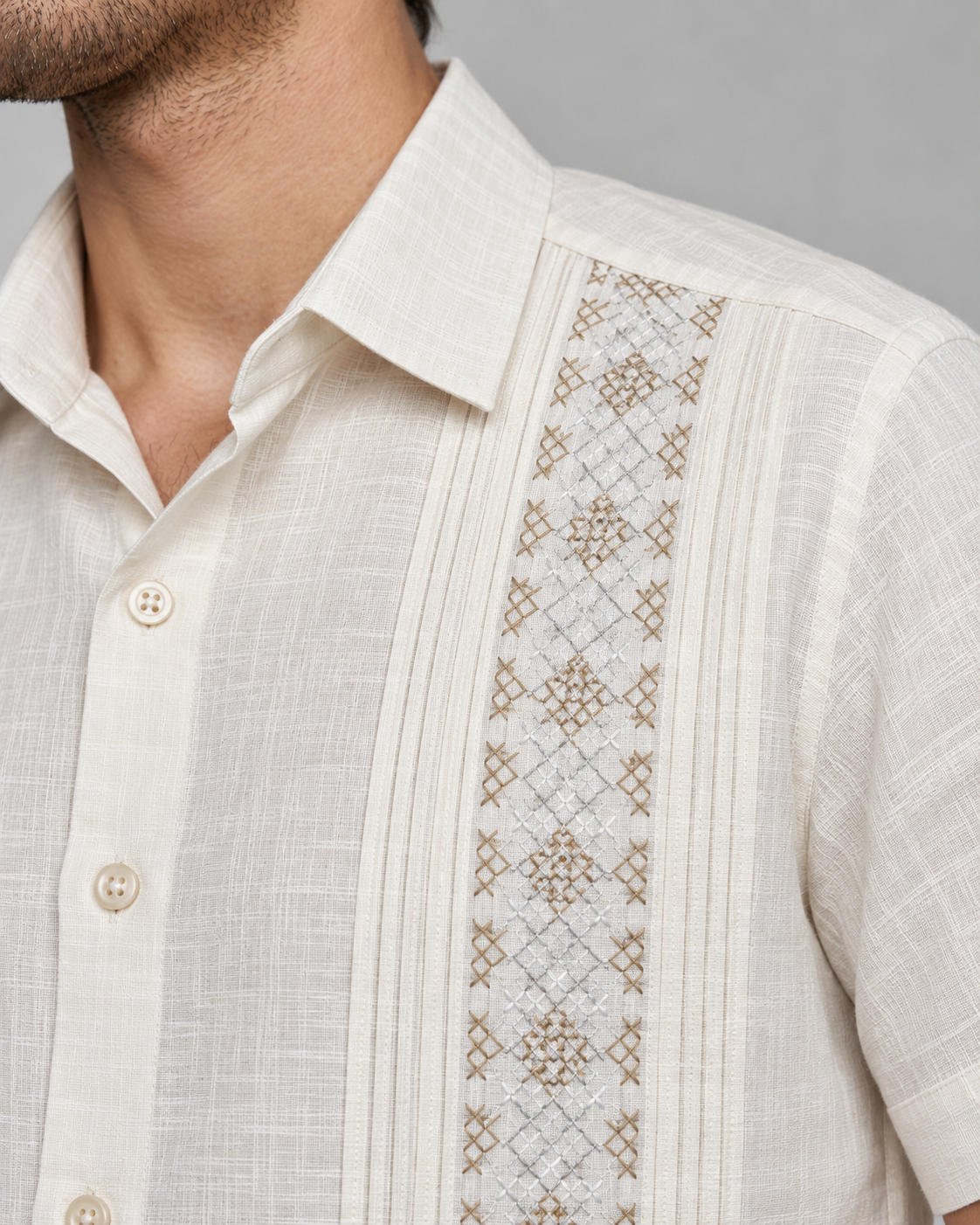 GUAYABERA FRANCO CRUDO